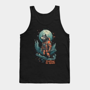 Wolfing in space Tank Top